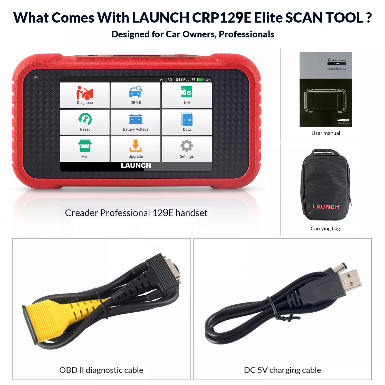 Autode diagnostikaseade Launch CR129 EVO 2023
