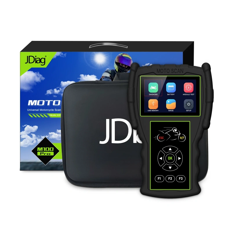  Mootorrataste vikakoodinlukija Jdiag M100 PRO Full 