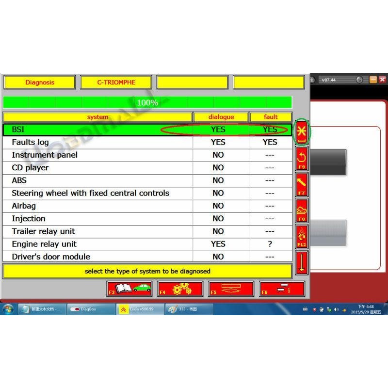 Citroen/Peugeot diagnostikas iekārta Lexia 3 PP2000 @ Diagnostikaproff